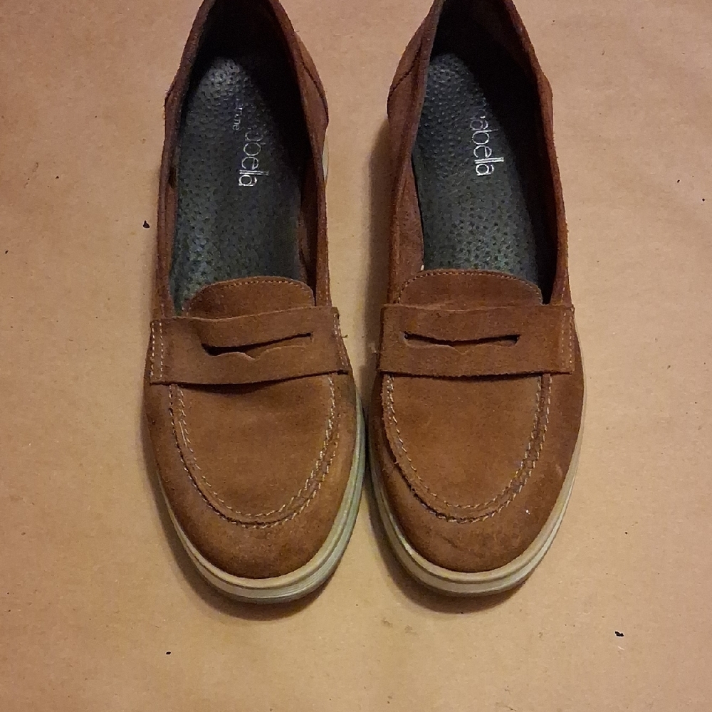 Brown Suede Loafers